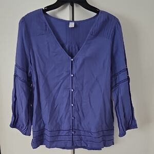 Old Navy Women's Purple Blouse